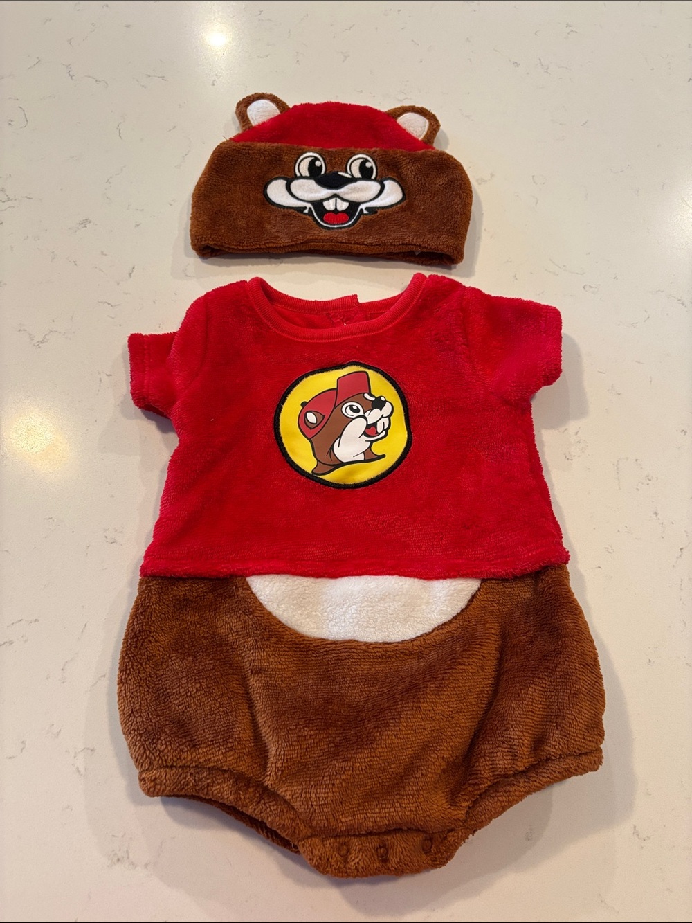 Buc-ees Onesie with hat